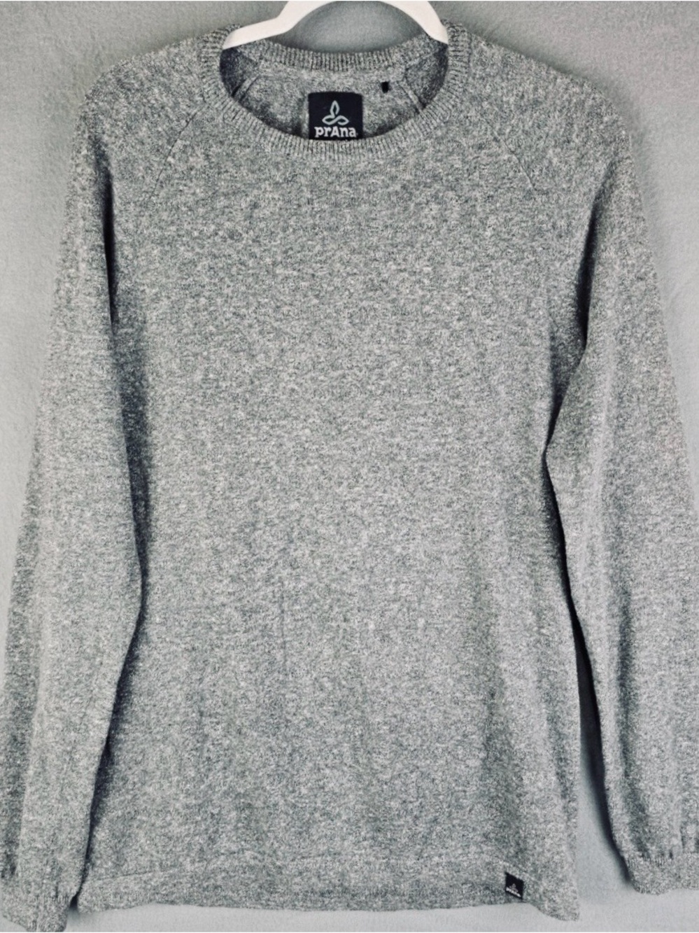 prAna Sz XXL Men’s Gray Crewneck Sweater India breathe organic Cotton